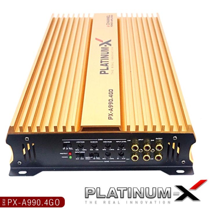 platinum-x-เพาเวอร์แอมป์-class-ab-4ch-แผงวงจรแน่น-ให้กำลังสูง-เสียงชัด-แอมป์รถยนต์-คลาสab-เพาเวอร์-แอมป์-เครื่องเสียงรถยนต์-ขายดี-px-a990-4go