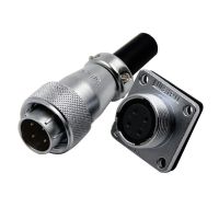 WEIPU WS16 TQ+Z Metal 2 3 4 5 7 9 10 Pin M16 Industrial LED Waterproof Aviation Connector Panel Mounts Male Plug Female Socket Electrical Connectors