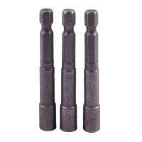 65mm Length 5.5mm Hex Socket Driver Bit Magnetic Bit 3 Pcs