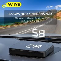 ♘☒✜ WiiYii A5 HUD satellite Newest GPS speedometer car hud head up display KM/h MPH For Car Bike Motorcycle Auto Accessories