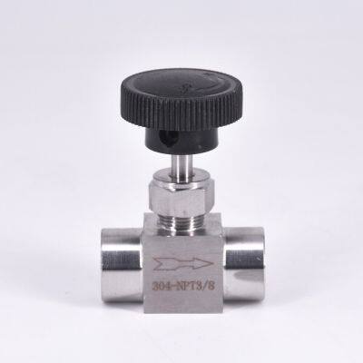 1/8" 1/4" 3/8" 1/2" BSP NPT Female Needle Valve Crane 304 316 Stainless Flow Control Water Gas Oil Propane 915 PSI