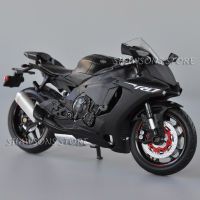 ของเล่นโมเดลรถมอเตอร์ไซค์ 1:12 Scale Diecast Yamaha YZF R1 Sport Bike Collectable