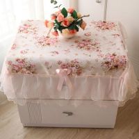 75x80cm Romantic Bedside Table Cover High Quality Small Fresh Bedside Table Cover Multi Purpose Tablecloths Lace Modern Style Tablecloth