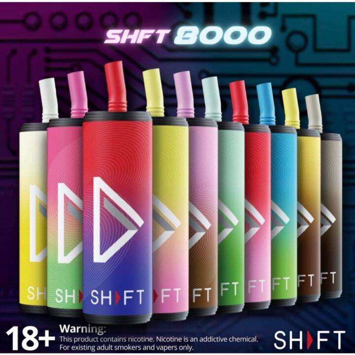 Ajlr40560kgu SHFT 8000 PUFFS DISPOSABLE VAPE (LEGIT) | Lazada PH