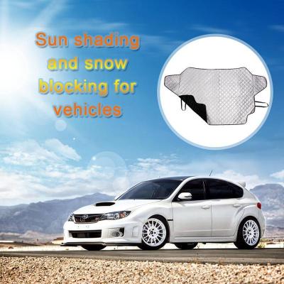 กระจกหิมะปกคลุม, แม่เหล็ก Universal ครีมกันแดด Sun ที่บังแดดพับ 145X111 ซม  Windshield Snow Cover, Magnetic Universal Sunscreen Sun Visor Foldable 145X111 Cm