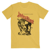 Judas Priest Stained Class Vintage Head เสื้อยืดอย่างเป็นทางการ MERCH