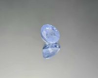 ไพลิน(Blue Sapphire Ceylon) ซีลอน เผาเก่า "อัญมณีแห่งปัญญา" น้ำหนัก 0.71 ct. ขนาด 4.8*3.1 mm. พลอยแท้ 100% เนื้อดี ราคาถูก