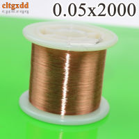 คุณภาพสูง Polyurethane Leads 2000m Adapters Wires mm QA-1-155 0.05mm wire Copper x 0.05 enameled meters/pc 2000 Wire