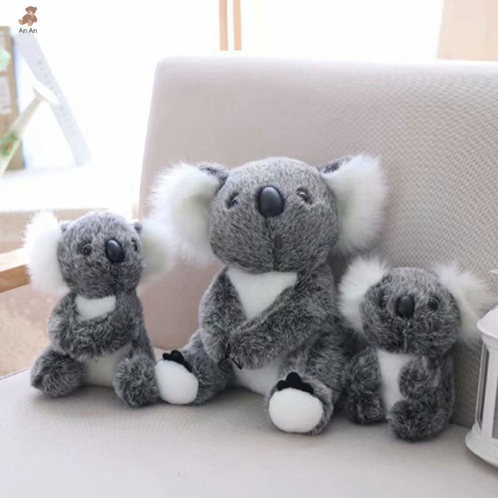 หมีโคอาล่าจำลองตุ๊กตาของเล่นยัดไส้หมีโคอาล่านุ่มตุ๊กตาน่ารักสำหรับเด็กของขวัญสำหรับเด็กใหม่