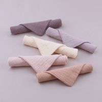 ❃ 5PCS Multicolor Baby Handkerchief Soft Saliva Towel Absorbent Baby Burp Cloth Kids Wipe Cloth Newborn Feeding Face Bibs Products