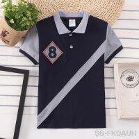 【CW】۩  2022 Kids Polo Shirt Baby Boys Fashion Patchwork Boy T 3 4 5 6 7 8 9 10 12 13 14 Years Children