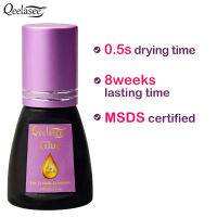 Qeelasee New Arrival 0.5s Fast Drying Eyelash Extension Glue Lasting 7-8 Weeks Makeup Tools Eyelash Glue