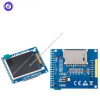 จอแสดงผลโมดูลจอ LCD SPI TFT อนุกรม1.8 "1.8นิ้ว128*160พร้อมอะแดปเตอร์ PCB ช่องเสียบ SD ไฟฟ้า IC ไดรเวอร์ ST7735R สำหรับ Arduino