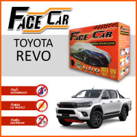 ผ้าคลุมรถ ส่งฟรี TOYOTA REVO ตรงรุ่น กล่อง FACE CAR ผ้า HISORON อย่างดีหนาพิเศษ ป้องกันแดด ป้องกันฝน ป้องกันฝุ่น