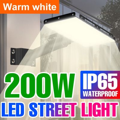 220V LED Reflector Street Lamp Outdoor Floodlight IP65 Waterproof Spotlight For Garden Lighting 200W LED Exterior Flood Light