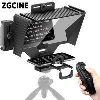 ZGCINE T3 Portable eprompter Prompter for Smartphone Tablet DSLR Camera Video Recording Live Streaming Interview with Remote