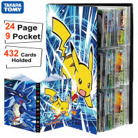 Pokemon Album Book 432 Card 9 Pocket Livre Pokémon XY Map Holder Playing Game Anime Pikachu Collection Binder Folder Kids Toys