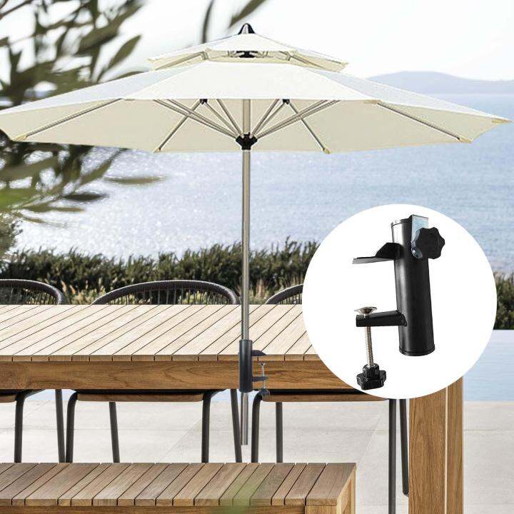 WDLight Patio Umbrella Clamp Holder Clip Heavy Duty for Bleachers Beach
