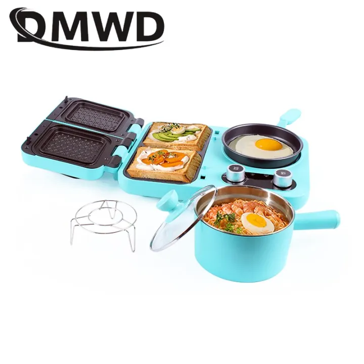 110V/220V Panini Sandwich Maker Breakfast Machine Steak Grill Eggs