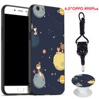 เคสโทรศัพท์สำหรับ6.0 OPPO F3 Plus/ R9S Plus สมาร์ทโฟนเคสเต็มรูปแบบซิลิโคนเคสป้องกันการตกป้องกันรอยขีดข่วนฟรีของขวัญที่วางโทรศัพท์และเชือก