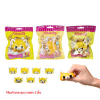 SQUISHME Aggretsuko ตุ๊กตาสกุชชี่คละแบบ Pack 3 ชิ้น รหัส JTSA4410PACK