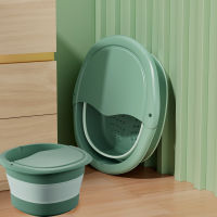 Folding Foot Soaking Bucket Can Massage Barrel Health Soaking Foot Basin Can Be Fumigated By Calf Foot Foot Washing Basin