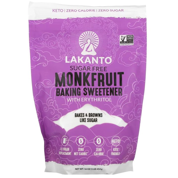 [PRE-ORDER] LAKANTO MONKFRUIT BAKING SWEETENER WITH ERYTHRITOL 454G ...