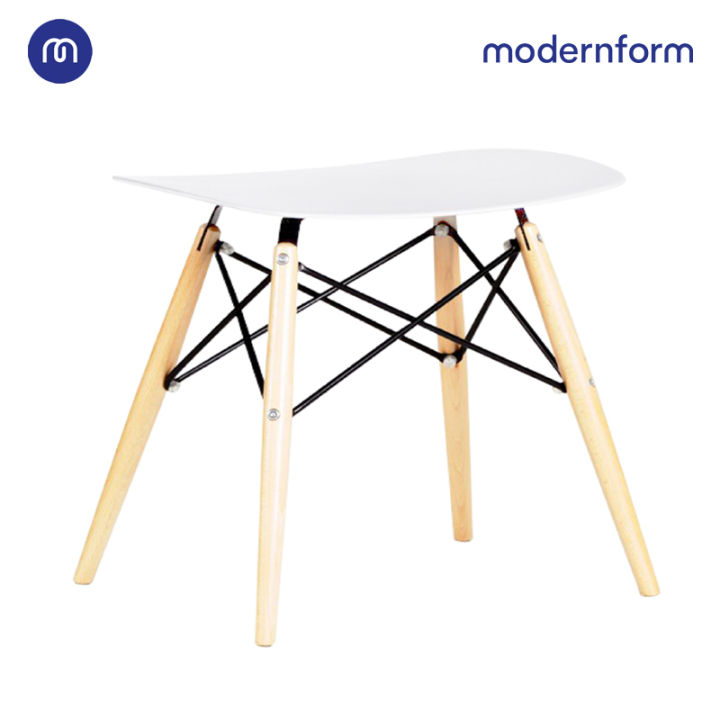 modernform-เก้าอี้อเนกประสงค์-เก้าอี้สัมมนา-พลาสติกขาไม้-สีขาว-รุ่น-pw027