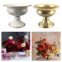 Metal Flower Vase Table Centerpieces Candle Holders Anniversary Wedding Party Decoration Hanging Ornaments Accessories