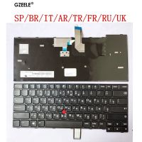 Us/sp/br/it/Ar/tr/fr/ru/uk ใหม่สำหรับ Lenovo E470 E470C E475 FRU 01AX04 0แป้นพิมพ์แล็ปท็อป QWERTY สเปน