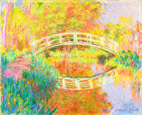 สะพานในอาร์เจนตินา Monet พิมพ์ศิลปะบนผนังภาพตกแต่งภาพวาดผ้าใบวาดภาพมีชื่อเสียงสำหรับการพิมพ์ผ้าใบห้องนั่งเล่นตกแต่งบ้าน1ชิ้นภายในไม้กรอบหรือไร้กรอบ (ขนาดภาพสามารถปรับแต่งได้)