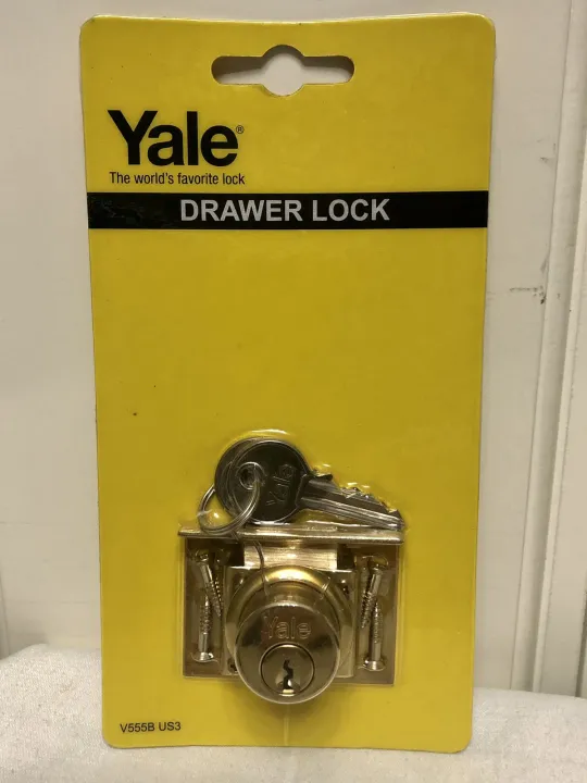 Yale Drawer Lock , Model V555B US3 and V555S US3 Lazada PH