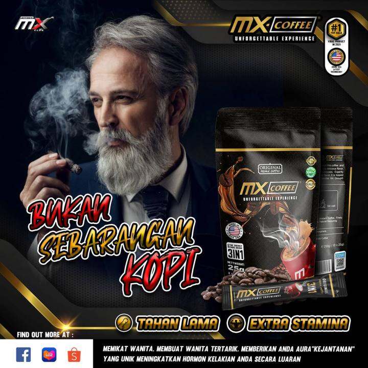 Mx Coffee Mx Kopi Power For Men 10sachets Kopi Lelaki Man Booster Tahan Lamaa Lazada 0298