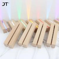 ❍☁ LED Rewritable Message Board with Pen USB Power Night Lamp Wooden Lighted Base Stand Art Home Holiday Gift For Children