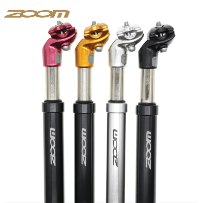 ZOOM Suspension Seatpost โช้คอัพ Damping อลูมิเนียมอัลลอยด์จักรยานเสือภูเขาปรับ Seatpost 25.4 27.2 28.6 30.1 30.4