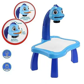 Drawing Projector Table for Kids, Trace and Draw Projector Toy with Light &  Music, Children's Smart Projector Painting Sketcher Board Set, Learning