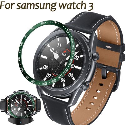 นาฬิกาปกคลุมสำหรับSamsung Galaxy Watch 3 41มิลลิเมตร45มิลลิเมตรฝาโลหะนาฬิกาอุปกรณ์เสริมสำหรับSamsung Watch 3กรณีป้องกันการตกแต่ง