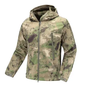 Mens on sale camo fleece