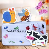 【CW】 New Big Size Flake Baby Early Education Fruit Cognition Card Set With Metal Infant