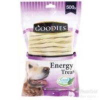 GOD ขนมสุนัข Goodies energy treat รสนม เปียหัวเดียว 500 กรัม ขนมหมา  ขนมสัตว์เลี้ยง