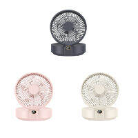 Remote Control Wireless Wall Mounted Circulation Air Cooling Fan with LED Light Folding Electric Ventilator Table Fan