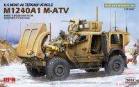 RM5032ไรย์ M-ATV แบบจำลองย่อขนาด1/35 (ยานยนต์สำหรับทุกลักษณะภูมิประเทศ CMRAP) M1240A ใหม่