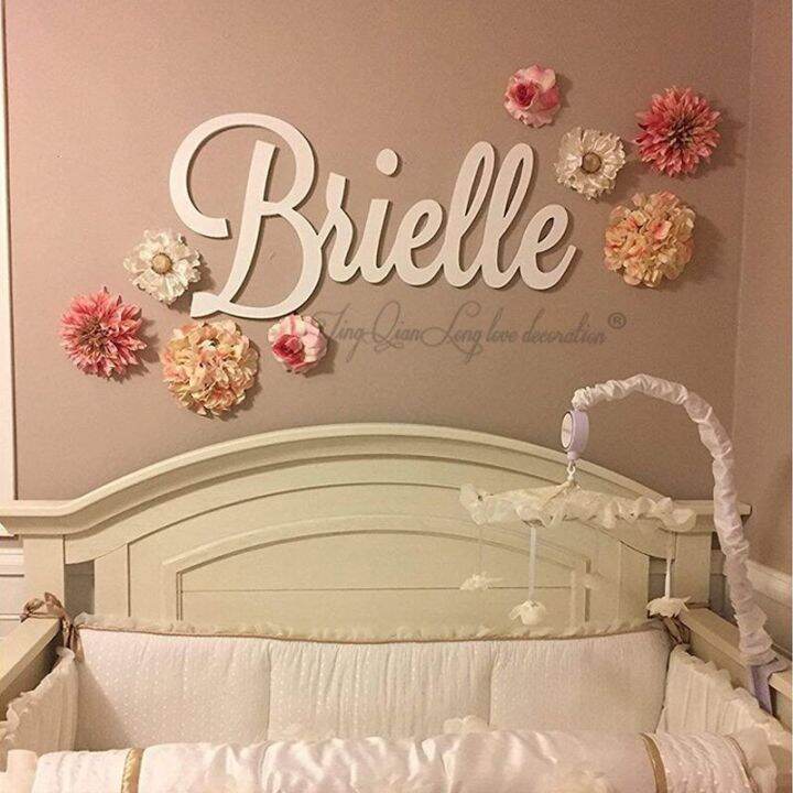 Personalized Wooden Name Sign Large size Letters Baby Name Plaque