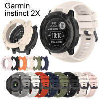 สำหรับ Garmin Instinct เคส2X สายคล้อง2023ใหม่ Armor Deisgn เคสสายรัดนาฬิกาข้อมืออัจฉริยะนิ่มสีสันสดใส