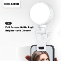 New Magnetic Suction Selfie Ring Light Webcam Light For iPad Tablet Laptop PC Video Conference Light With 1/4 Base Mount Clip