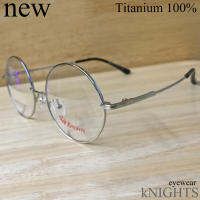 แว่นตา Fashion รุ่น KNIGHTS 9151 สีเงิน กรอบแว่นตา สำหรับตัดเลนส์ แว่นตา ชาย หญิง ทรงสปอร์ต วัสดุ สแตนเลส Stainless Steel ขาสปริง รับตัดเลนส์