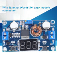 บอร์ดหม้อแปลงแรงดันไฟฟ้า4.0-38V อินพุต1.25V-36V เอาต์พุตปรับได้โมดูลง่ายต่อการเชื่อมต่อสำหรับอุปกรณ์ไฟฟ้า