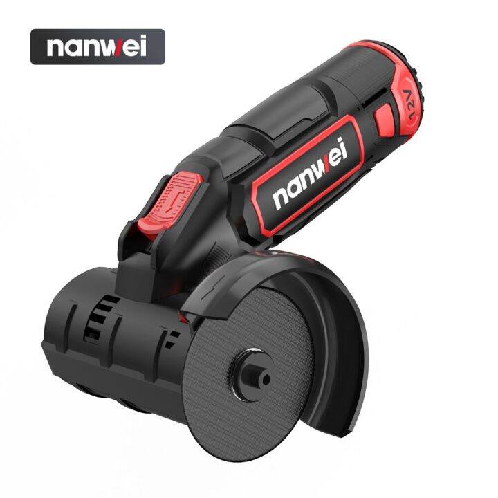 nanwei-เครื่องบดไฟฟ้าขนาดเล็กลูกหมูลิเธียม12v-76มม-3นิ้วแบบชาร์จได้เครื่องขัดเงาตัดไฟฟ้า