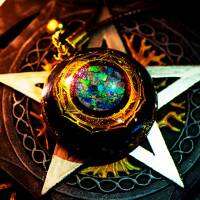 Storm Of Eye Orgonite จี้พลังงาน Amulet สร้อยคอการรับรู้ปรับปรุงความมั่งคั่งและธุรกิจ