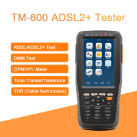 ADSL2 TM-600 + Tester (ADSL/XDSL Test DMM) ตัวเลือกรุ่นพื้นฐานของเครื่องทดสอบสายสัญญาณ/ตัวตรวจจับความผิดพลาดของสายเคเบิล TDR